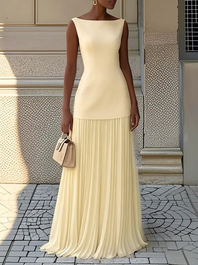 Florence | Elegant Black Wedding Dress with Boat Neck – view 5