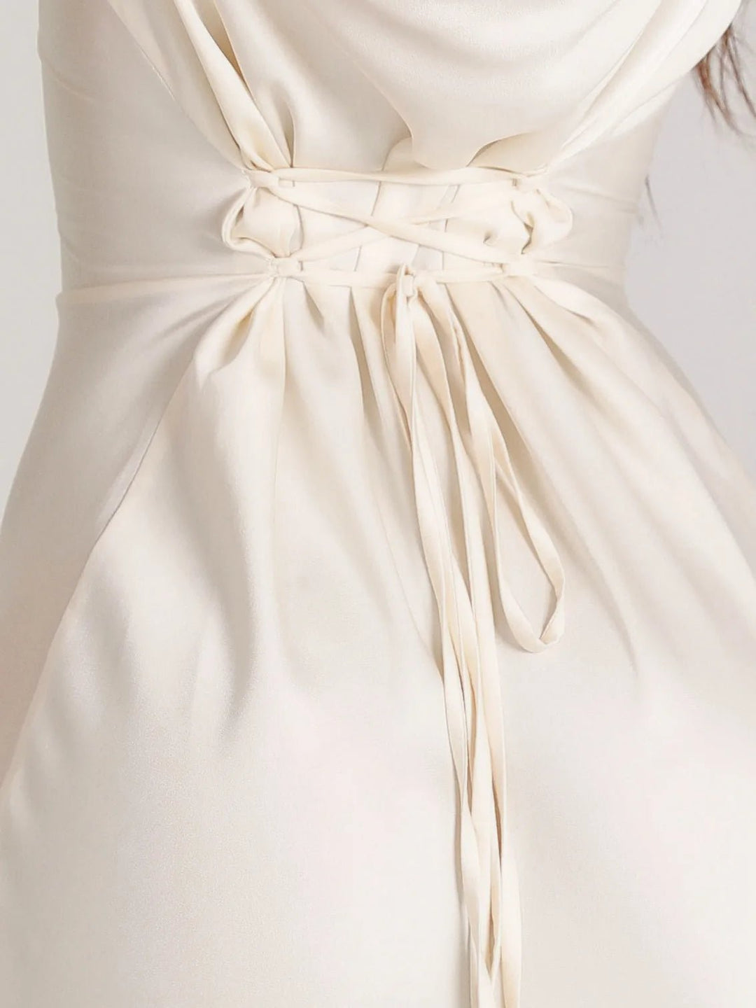 Chloe | Elegant Long Sleeve V - Neck Maxi Dress - Emma's Dresses