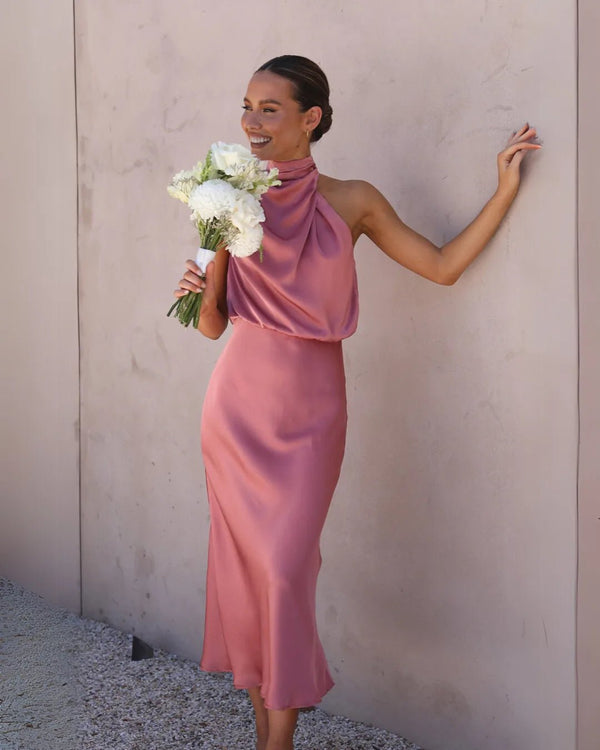 Florence | Elegant Halter Sun Dress