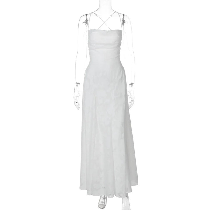 Freya | Elegant Lace Evening Dress with Lace - Up Back - Emma's Dresses