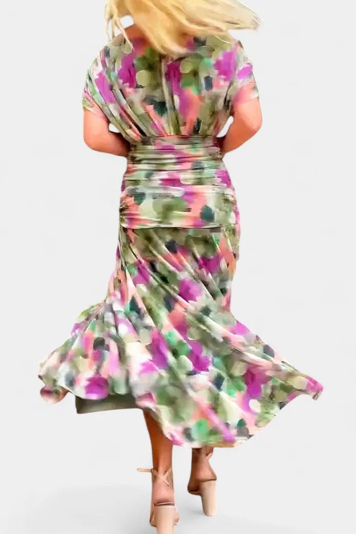 Aurora | Elegant Off-Shoulder Wedding Guest Dress Summer – view 11