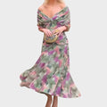 Aurora | Elegant Off-Shoulder Wedding Guest Dress Summer