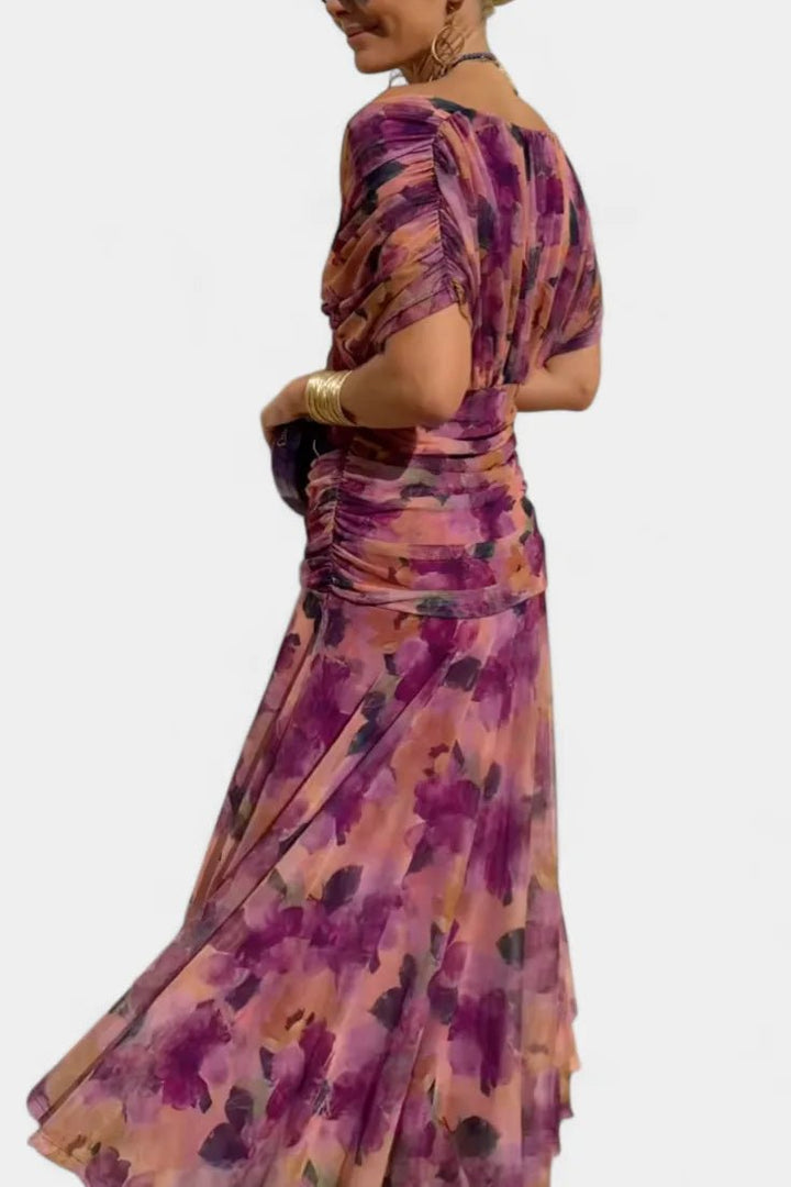 Aurora | Elegant Off-Shoulder Wedding Guest Dress Summer – view 13
