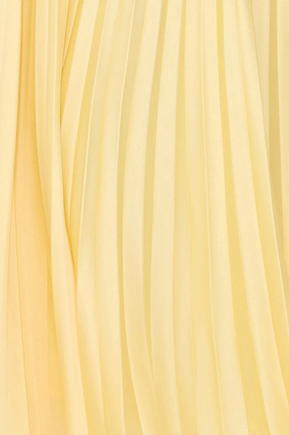 Aria | Chic Pleated V - Neck Yellow Maxi Dress - Emma's Dresses