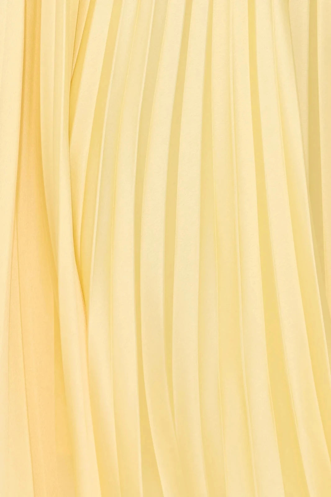 Aria | Chic Pleated V - Neck Yellow Maxi Dress - Emma's Dresses