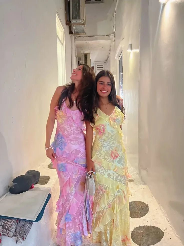 Thea | Elegant Tiered Ruffle Wedding Guest Dress Summer – view 11